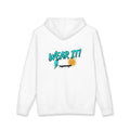Wear It! Skateboard Hoodie — Retro Lightning & Sun Graphic Pullover
